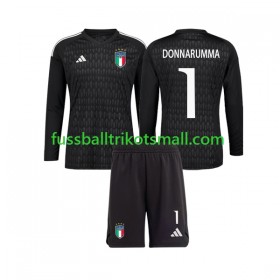Fußballtrikots Italien Donnarumma 1 Torwart Kinder 2023 Langarm Auswärts-trikot kaufen